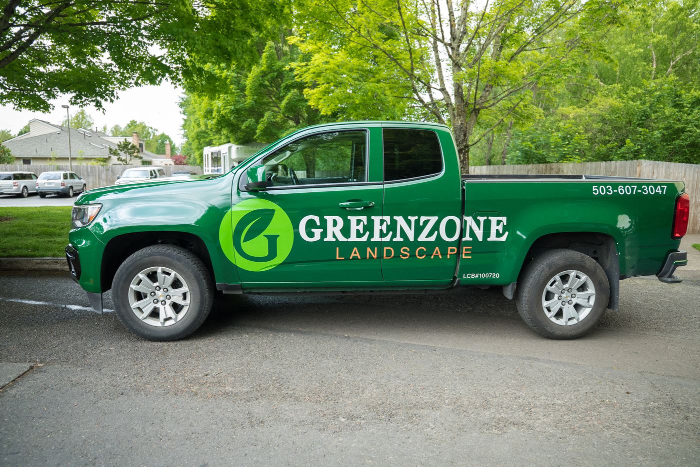 Greenzone Landscape maintenance truck for commercial landscape service