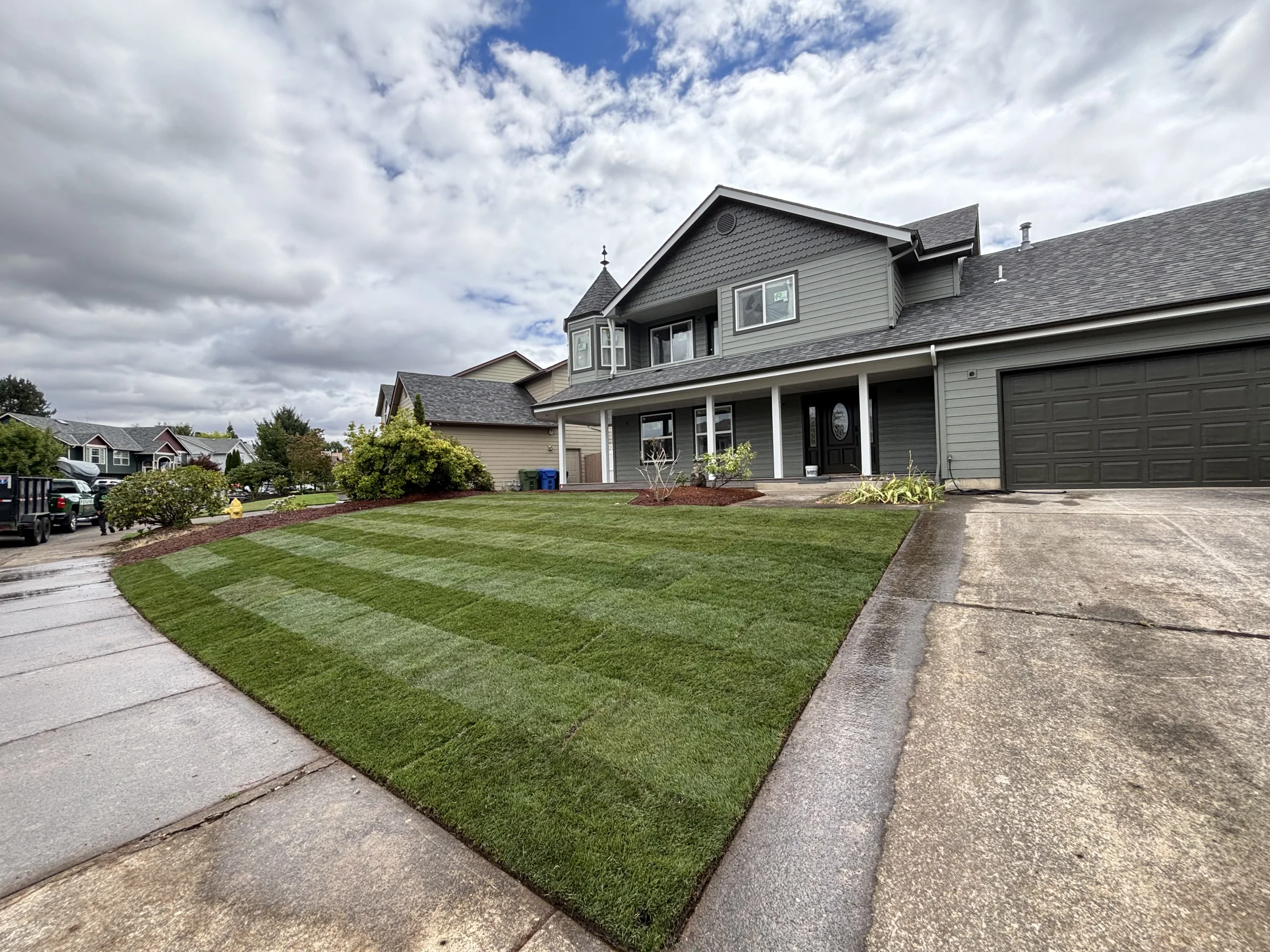 New sod installation and lawn care by Greenzone Landscape